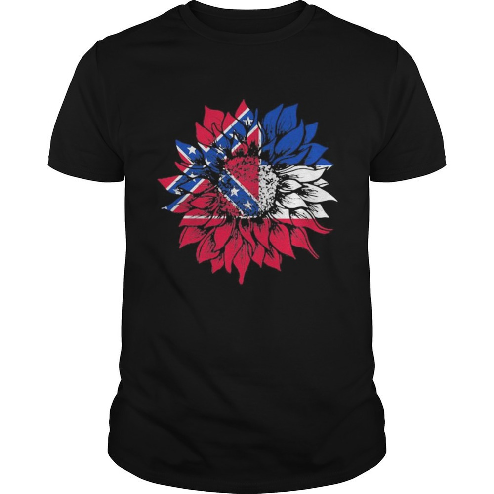 Sunflower Mississippi Flag Shirt